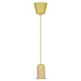 V-Tac Tava Pendul Tavan V-Tac SKU-3745 | E27, Galben