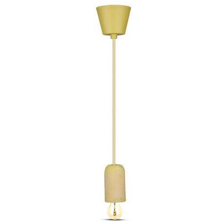 V-Tac Tava Pendul Tavan V-Tac SKU-3745 | E27, Galben