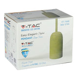 V-Tac Tava Pendul Tavan V-Tac SKU-3745 | E27, Galben