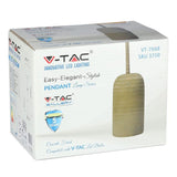 V-Tac Pendul Pendul Tavan V-Tac SKU-3750 | Soclu E27, Bej