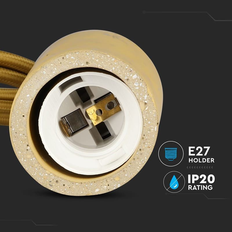 V-Tac Pendul Pendul Tavan V-Tac SKU-3750 | Soclu E27, Bej