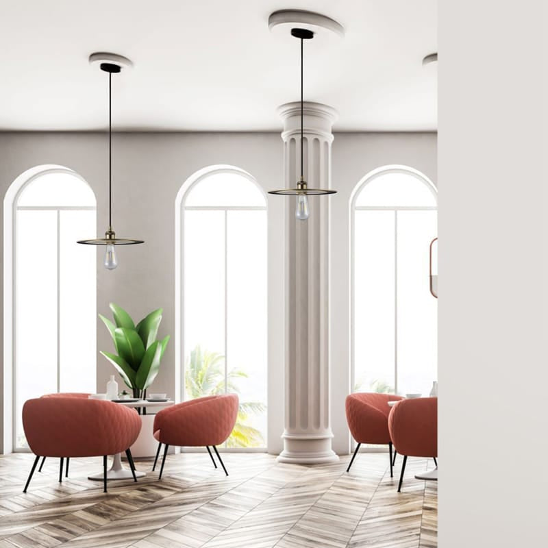 V-Tac Corpuri de iluminat Pendul Tavan V-Tac SKU-3751 | Soclu E27, Roz Auriu