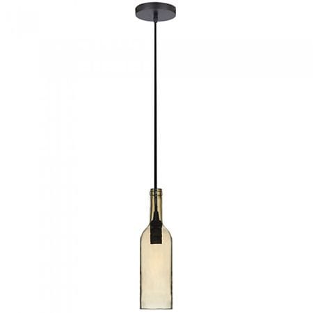 V-Tac Pendul Pendul Tavan V-Tac SKU-3770 | Sticla Forma Vin, Chihlimbar, E27