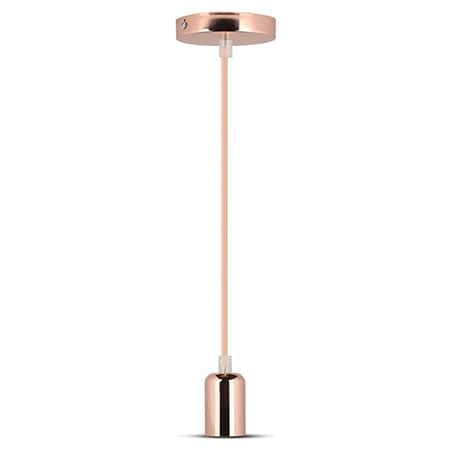 V-Tac Pendul Pendul Tavan V-Tac SKU-3777 | Soclu E27, Metal, Gold Rose