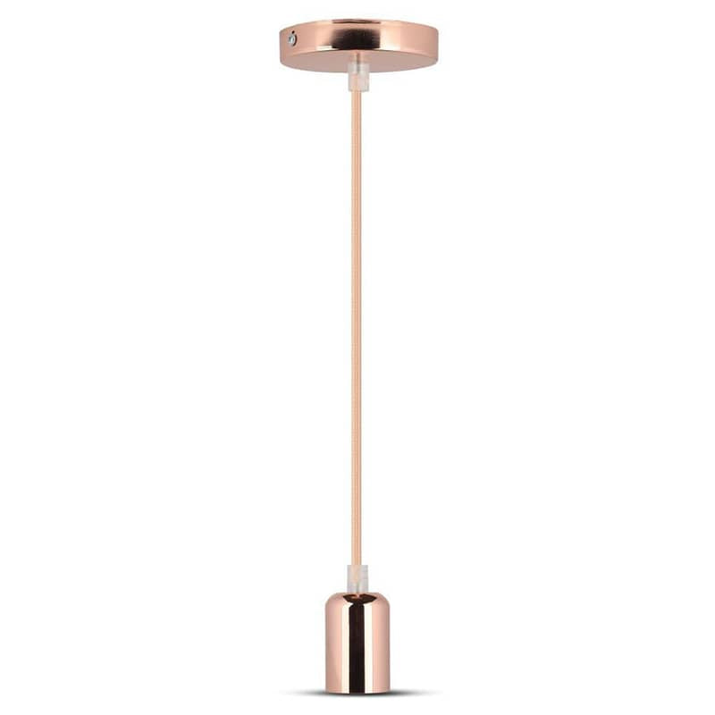 V-Tac Pendul Pendul Tavan V-Tac SKU-3777 | Soclu E27, Metal, Gold Rose
