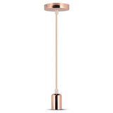 V-Tac Pendul Pendul Tavan V-Tac SKU-3777 | Soclu E27, Metal, Gold Rose