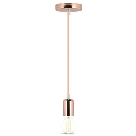 V-Tac Pendul Pendul Tavan V-Tac SKU-3777 | Soclu E27, Metal, Gold Rose