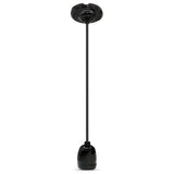 V-Tac Pendul Pendul Tavan V-Tac SKU-3804 | Soclu E27, Portelan, Negru