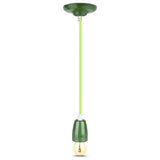 V-Tac Pendul Pendul Tavan V-Tac SKU-3805 | Portelan, E27, Verde
