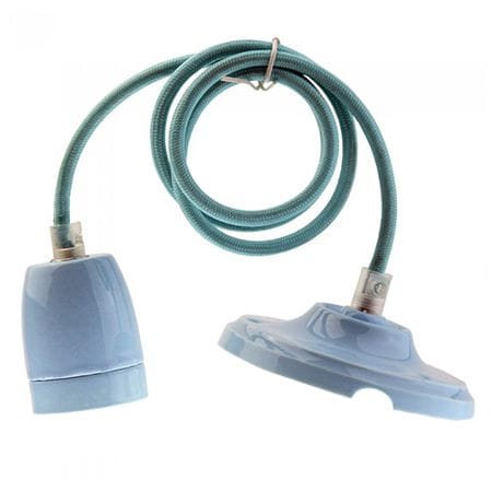 V-Tac Corp de iluminat Pendul Tavan V-Tac SKU-3806 | Portelan, Soclu E27, Albastru