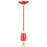 V-Tac Corpuri de iluminat Pendul Tavan V-Tac SKU-3807 | Portelan, Soclu E27, Rosu