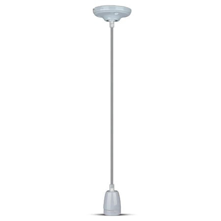 V-Tac Corp de iluminat Pendul Tavan V-Tac SKU-3808 | Portelan, Soclu E27, Gri