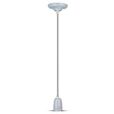V-Tac Corp de iluminat Pendul Tavan V-Tac SKU-3808 | Portelan, Soclu E27, Gri