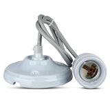 V-Tac Corp de iluminat Pendul Tavan V-Tac SKU-3808 | Portelan, Soclu E27, Gri