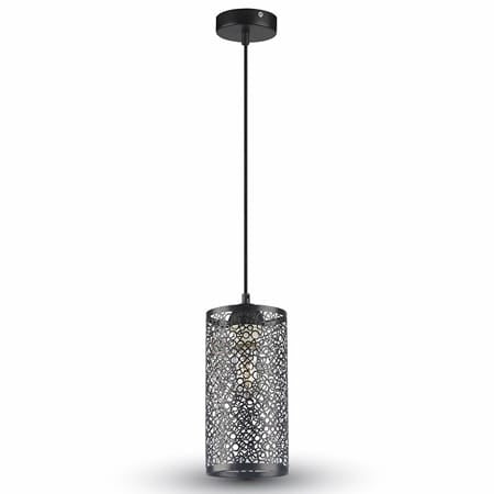V-Tac Corp de iluminat Pendul Tavan V-Tac SKU-3825 | Soclu E27, Negru Mat