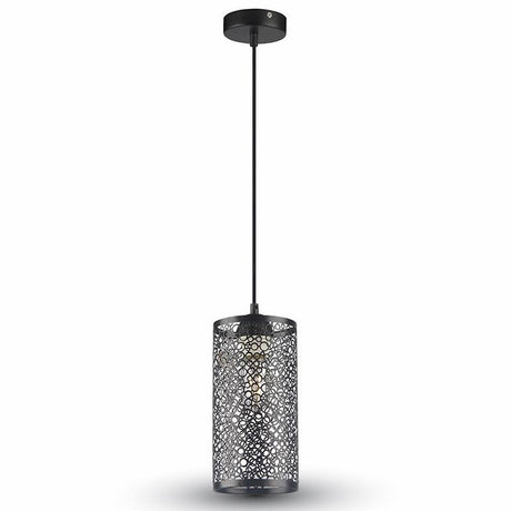 V-Tac Corp de iluminat Pendul Tavan V-Tac SKU-3825 | Soclu E27, Negru Mat
