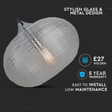 V-Tac Pendul Pendul V-Tac Diamond Verde SKU-3880 | E27, Sticla si Metal, 33x38 cm