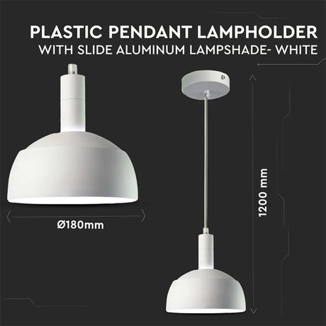 V-Tac Pendul Pendul Tavan V-Tac SKU-3920 | Soclu E14, Alb