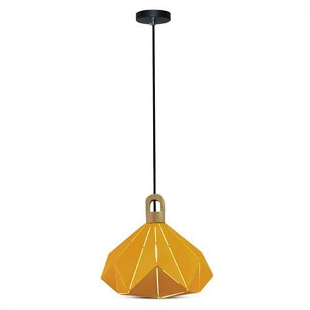 V-Tac Pendul Pendul Tavan V-Tac SKU-3950 | E27, 32x27cm, Galben