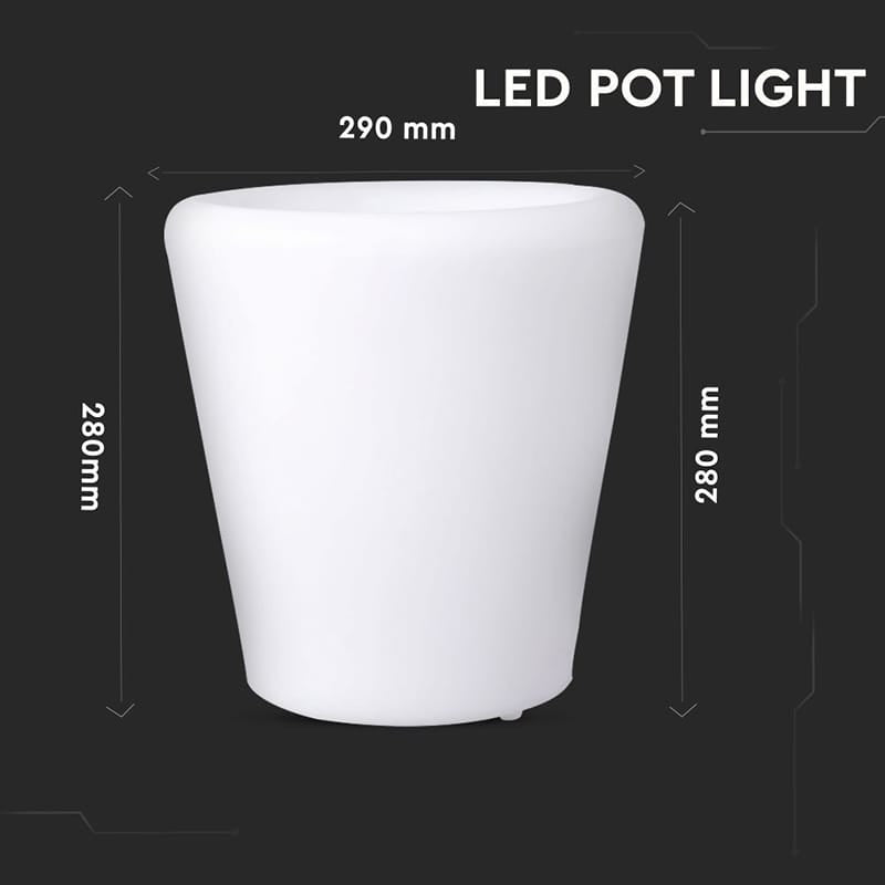 V-Tac Lampa LED Lampa LED V-Tac SKU-40181 | RGB, 1W, Reincarcabila USB, IP54, 28x29cm