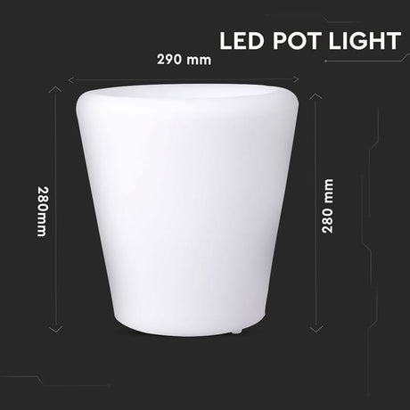 V-Tac Lampa LED Lampa LED V-Tac SKU-40181 | RGB, 1W, Reincarcabila USB, IP54, 28x29cm
