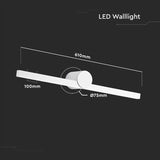 V-Tac Lampa LED Lampa LED V-Tac SKU-405821 | Oglinda, 10W, 4000K, 61cm, IP65, 1530lm