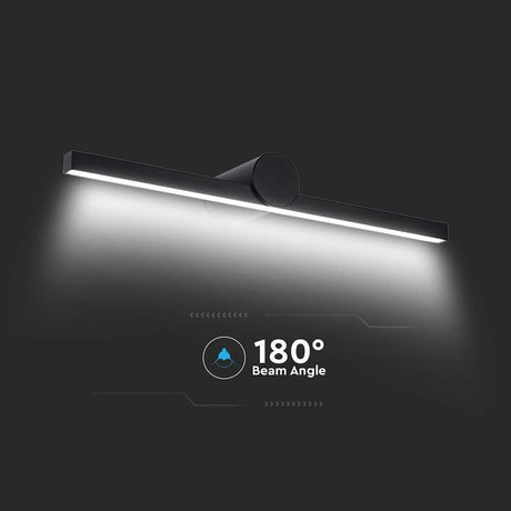 V-Tac Lampa LED Aplica LED V-Tac SKU-405831 | 10W, 3000K, IP65, 1530lm, 610mm, Negru