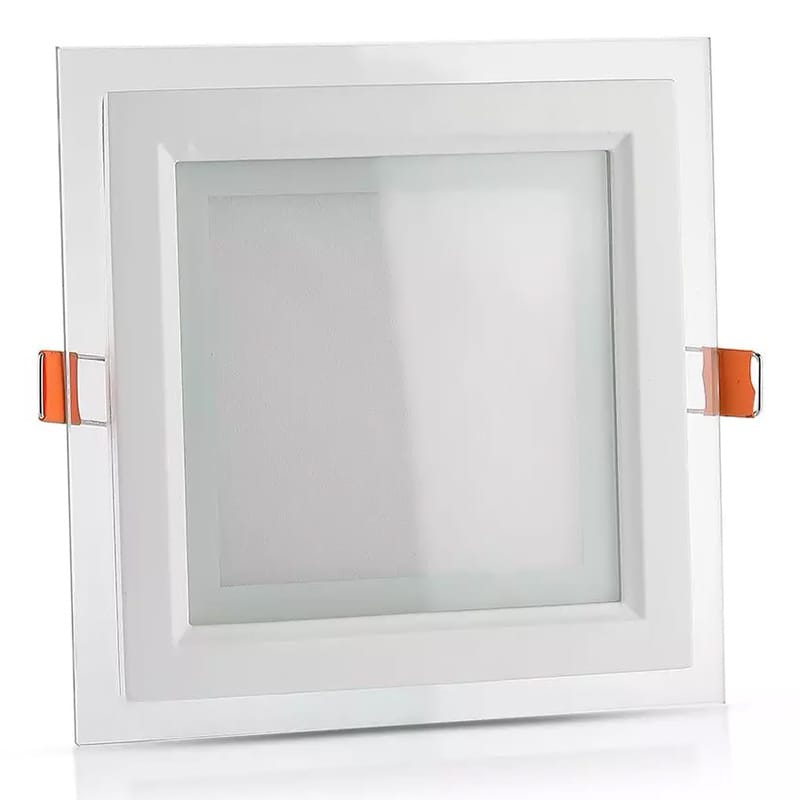 V-Tac Panou LED Panou LED V-Tac SKU-4745 | Patrat, 18W, 6400K, Alb Rece, Sticla