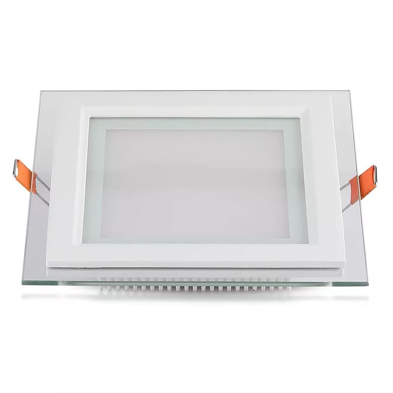 V-Tac Panou LED Panou LED V-Tac SKU-4745 | Patrat, 18W, 6400K, Alb Rece, Sticla