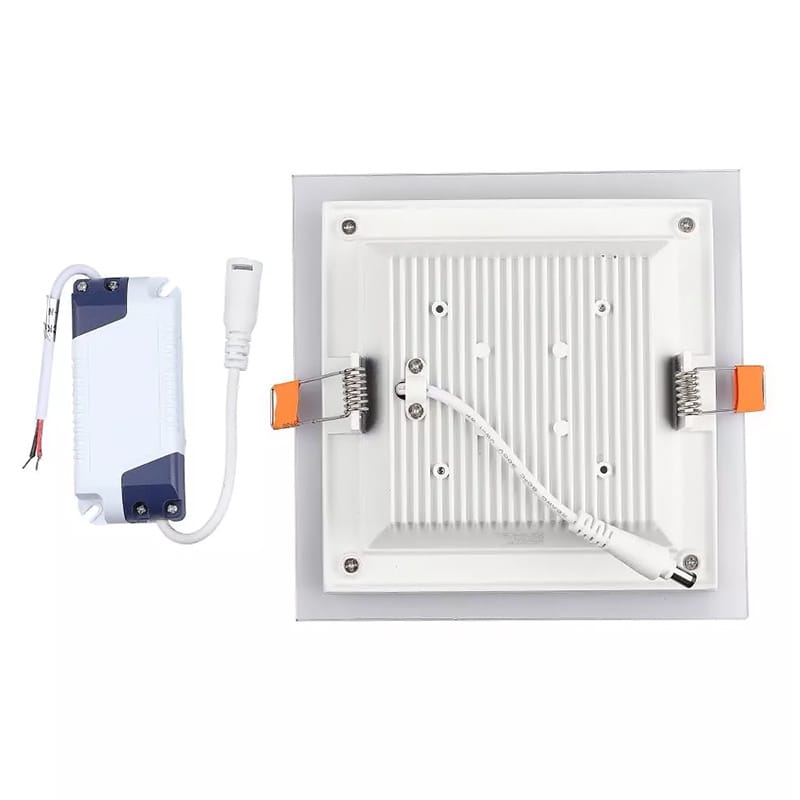 V-Tac Panou LED Panou LED V-Tac SKU-4745 | Patrat, 18W, 6400K, Alb Rece, Sticla