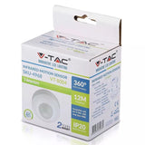 V-Tac Senzor smart Senzor Miscare V-Tac SKU-4968 | 360 Grade, Montaj Tavan