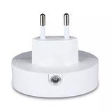 V-Tac Iluminare decorativa Lampa Veghe V-Tac SKU-505 | Rotunda, Senzor Lumina, 3000K, 2x USB