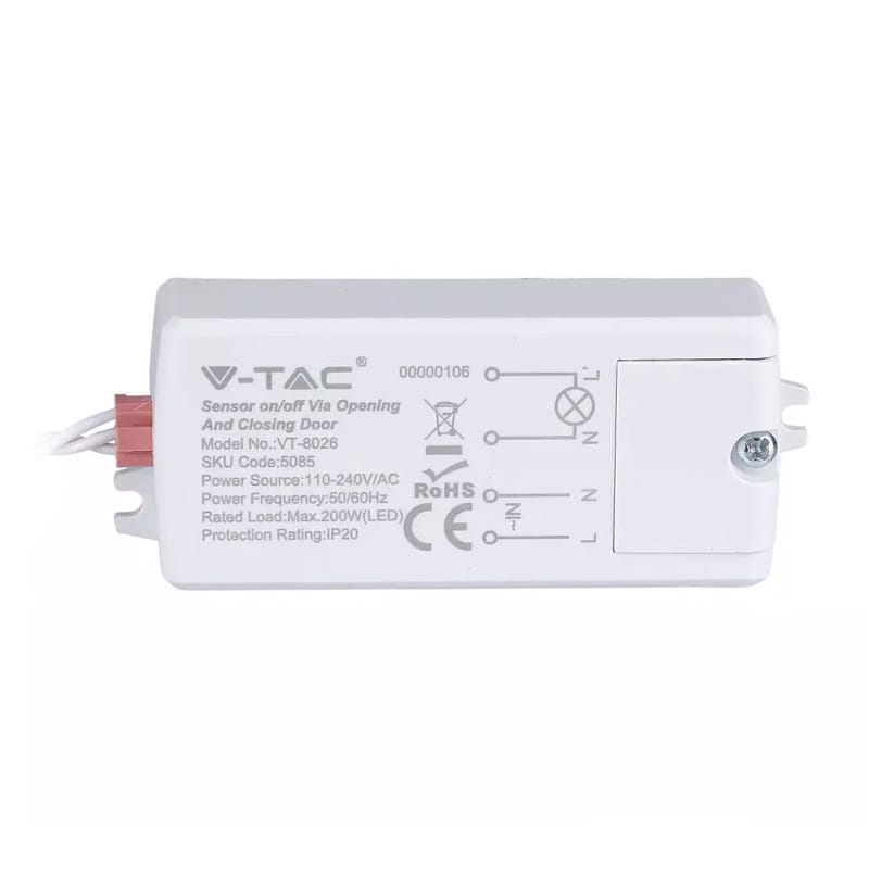 V-Tac Senzor smart Senzor Smart V-Tac SKU-5085 | Miscare ON/OFF, Detectie Usa