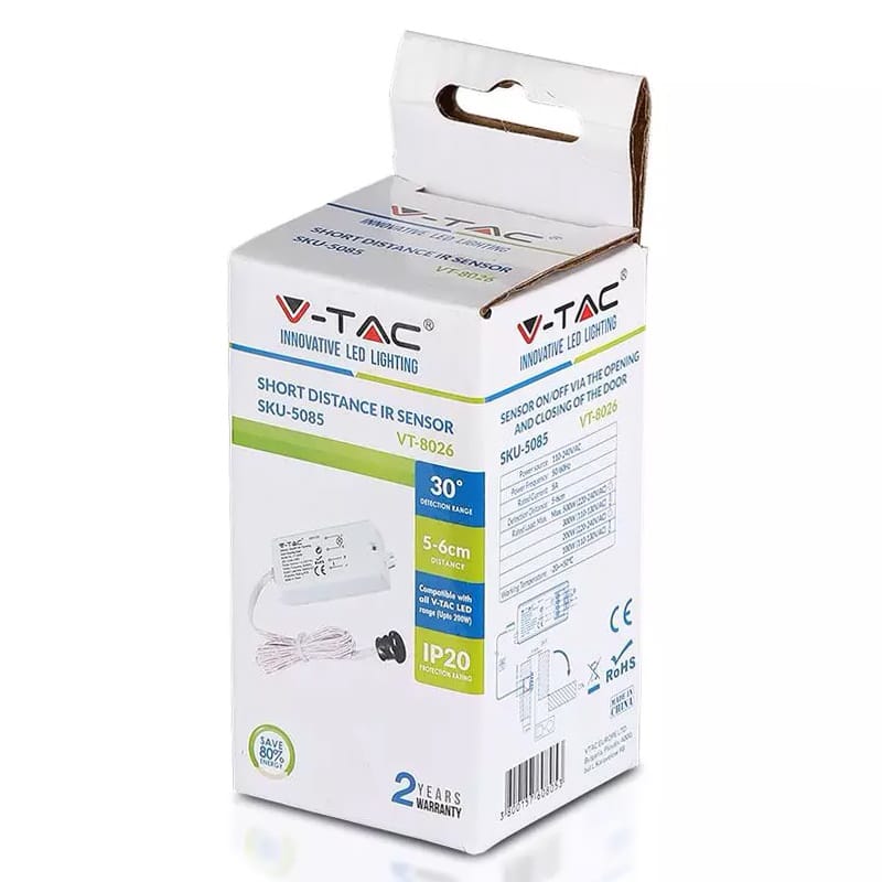 V-Tac Senzor smart Senzor Smart V-Tac SKU-5085 | Miscare ON/OFF, Detectie Usa