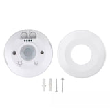 V-Tac Senzor smart Senzor Miscare V-Tac SKU-5086 | 360°, Montaj Tavan, Alb