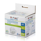 V-Tac SENZOR MISCARE 360GR INCORPORABIL- ALB
