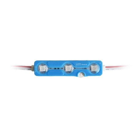 V-Tac MODUL 3 LED-URI SMD5050 ALBASTRU IP67