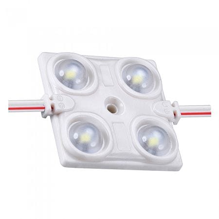V-Tac MODUL 3 LED-URI 1.4W SMD2835 IP68 3000K ALB CALD