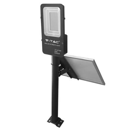 V-Tac Corp iluminat stradal LED solar V-Tac 50W, IP65, 4000K alb neutru, cu telecomandă, 4000 lm