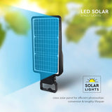 V-Tac Corp de iluminat stradal LED solar V-Tac 40W, 4000K alb neutru, 4800 lm, IP65, senzor mișcare