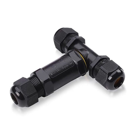 V-Tac Conector Conector V-Tac SKU-5978 | Terminal T, 8-12mm, IP68, Negru