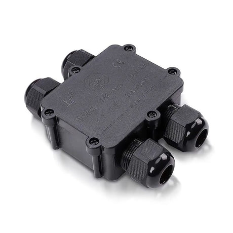 V-Tac Conector Conector Terminal V-Tac SKU-5982 | 4 Pini, 8-12mm, IP68, Negru