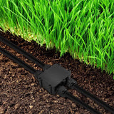 V-Tac Conector Conector Terminal V-Tac SKU-5982 | 4 Pini, 8-12mm, IP68, Negru