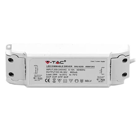 V-Tac Panou LED Driver LED V-Tac SKU-6259 | 29W, A++, Panou LED