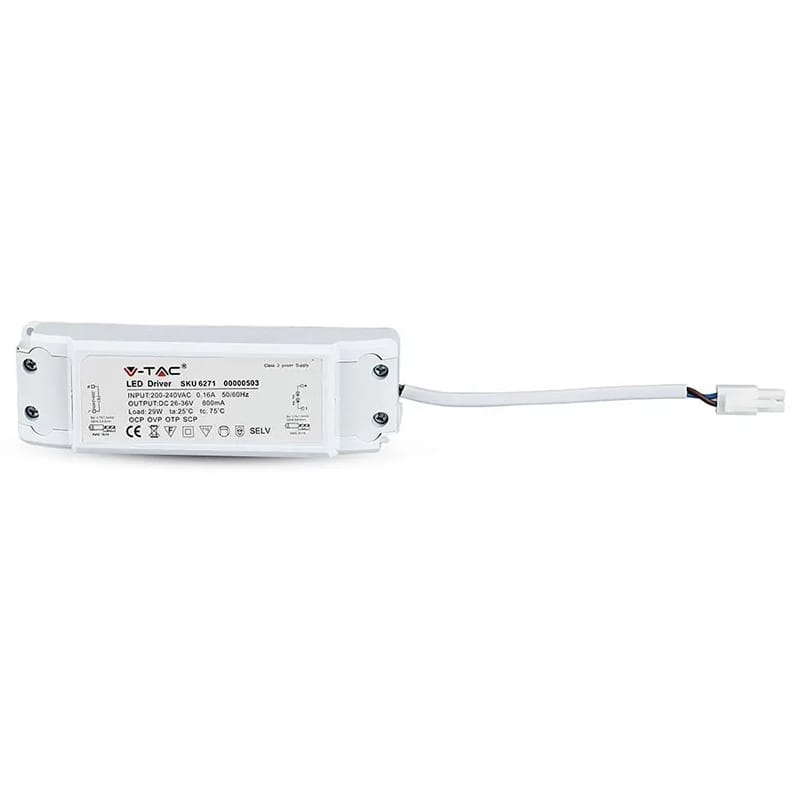 V-Tac Alimentator universal Alimentator V-Tac SKU-6271 | 29W, A++, Anti Palpait, Panou LED