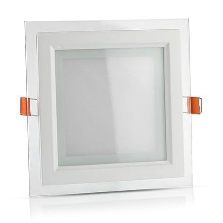 V-Tac Panou LED Panou LED V-Tac SKU-6278 | 12W, Rama Sticla, 4000K, Alb Neutru