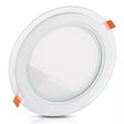 V-Tac Panou LED Panou LED V-Tac SKU-6281 | Rotund, Incorporabil, 18W, 4000K, Sticla