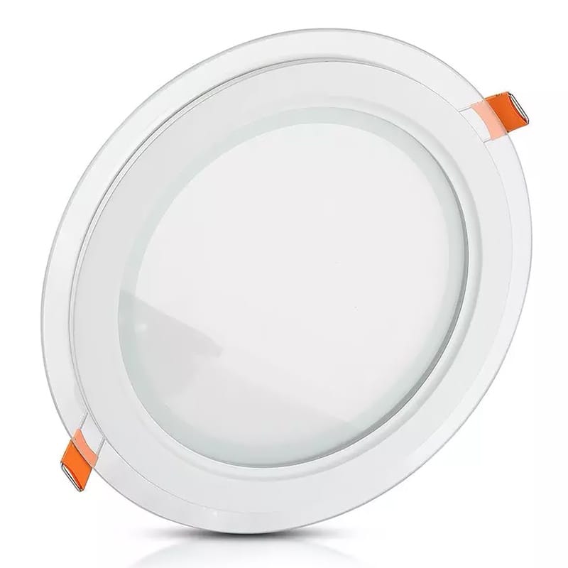V-Tac Panou LED Panou LED V-Tac SKU-6281 | Rotund, Incorporabil, 18W, 4000K, Sticla