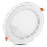 V-Tac Panou LED Panou LED V-Tac SKU-6281 | Rotund, Incorporabil, 18W, 4000K, Sticla