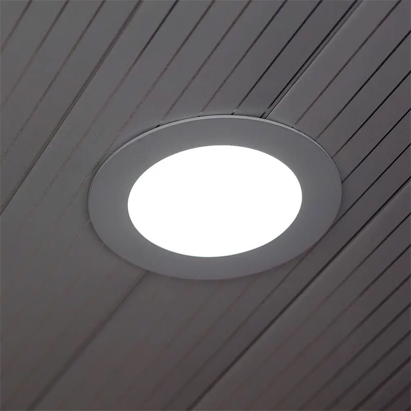 V-Tac Panou LED Panou LED V-Tac SKU-6281 | Rotund, Incorporabil, 18W, 4000K, Sticla